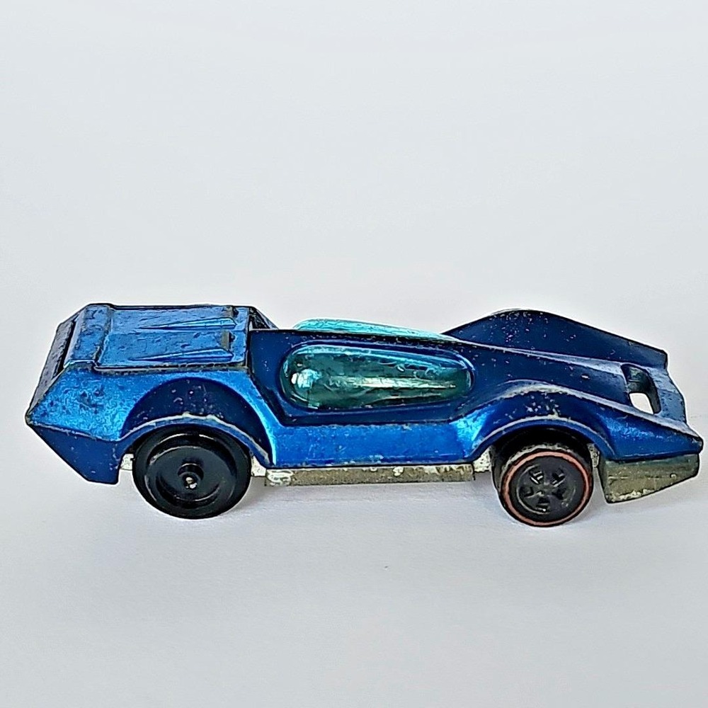 Vintage 1970 Hot Wheels Redline Bugeye Spectraflame Blue Die Cast Hong Kong 1783